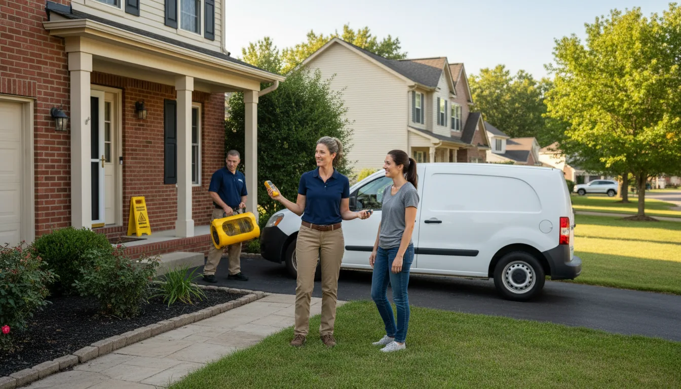 Water restoration image for Home Water Damage Repair in Fairfield, TX